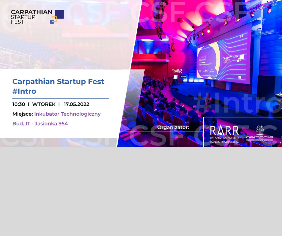 Carpathian Startup Fest #Intro - zaproszenie