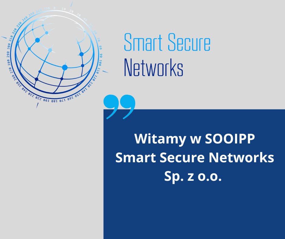 Nowy członek wspierający SOOIPP - Smart Secure Networks